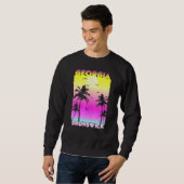 ブルンスウィックジョージアGaサマーヴィンテージサンセット スウェットシャツ (正面フル)