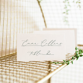 ブルンスウィック結婚クレスト プレイスカード