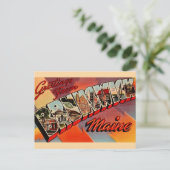 ブルンズウィック（Brunswick） メイン州 挨拶 ポストカード (スタンド正面)