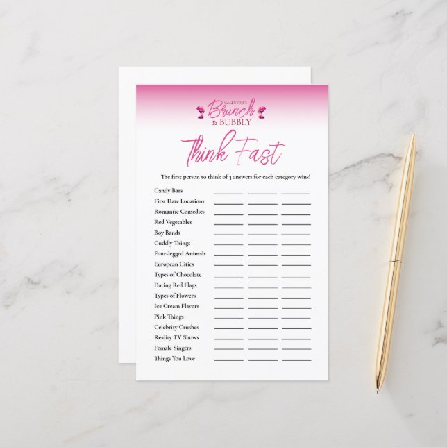 ブルンチとバブリーのガレントイン考えズの速いゲーム (正面/裏面インサイチュ)