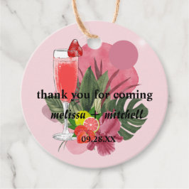 ブルンチと泡立つシャンパンミモ感謝していサユー フェイバータグ