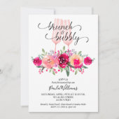 ブルンチアンドバビーフローラブライダルシャワー 招待状 (正面)