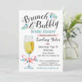 ブルンチアンドバブリーブライダルシャワー 招待状 (スタンド正面)