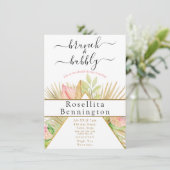 ブルンチアンドバブリーボホフローラブライダルシャワー 招待状 (スタンド正面)