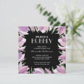 ブルンチアンドバブリーマグノリアブライダルシャワー 招待状 (スタンド正面)