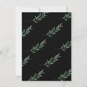 ブルンチアンドバブリーユーカリフローラブライダルシャワー 招待状 (裏面)