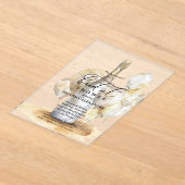 ブルンチエレガントアンドバブリーブライダルシャワー アクリル招待状 (レイダウン)