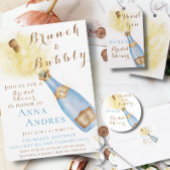 ブルンチエレガントアンドバブリーブライダルシャワー 招待状