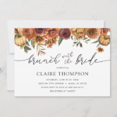 ブルンチズザブライド秋ブライダルシャワー 招待状 (正面)