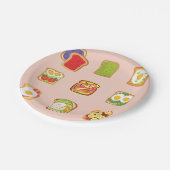 ブルンチトースト ペーパープレート (アングル)