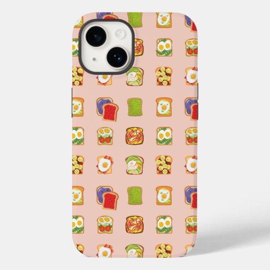 ブルンチトースト Case-Mate iPhoneケース (裏面)