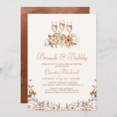 ブルンチバブリー秋秋ブライダルシャワー 招待状 (正面/裏面)