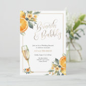 ブルンチバブリー結婚ズブランチ招待状 招待状 (スタンド正面)