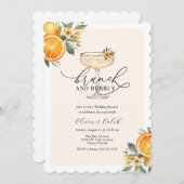 ブルンチバブリー結婚ズブランチ招待状 招待状 (正面/裏面)