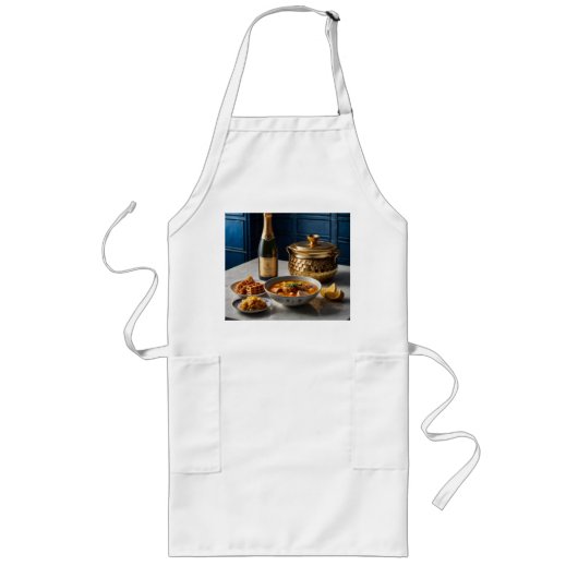 ブルンチブリス：ミモサスとチキン&ワッフルデリグ ロングエプロン (正面)