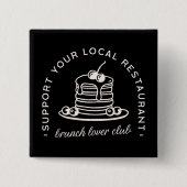 ブルンチ恋人クラブ班 缶バッジ (正面)