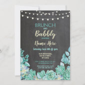 ブルンチ&バブリーサクレンツブライダルシャワー招待状 招待状 (正面)