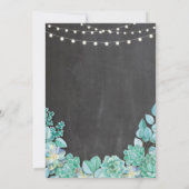 ブルンチ&バブリーサクレンツブライダルシャワー招待状 招待状 (裏面)