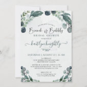 ブルンチ&バブリーユーカリブライダルシャワーインビタション 招待状 (正面)