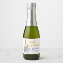 ブルンチ＆バブル ブルー フラワーの花嫁シャワー