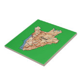 ブルンディの地図のタイル タイル (側面)