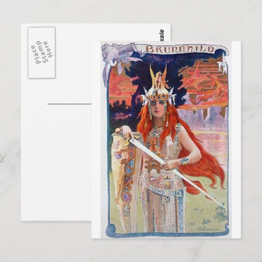 ブルンヒルデ ポストカード (正面/裏面)