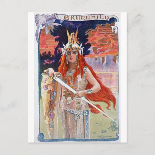 ブルンヒルデ ポストカード (正面)