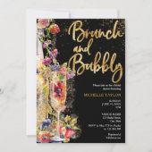 ブルンモダンチとバブルサマーシャンパンカクテル 招待状 (正面)