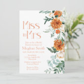 ブルン恋しく思チブライダルブライダルシャワー夫人に 招待状 (スタンド正面)