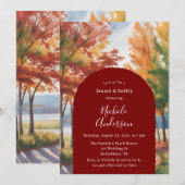 ブルン素朴クとバ離れブリーの変更 招待状 (正面/裏面)