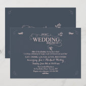 ブルン結婚チ招待状 招待状 (正面/裏面)