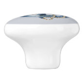 ブルーいかりとロープオングレー セラミックノブ (側面)