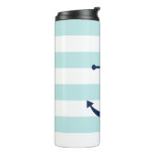 ブルーいかりオンライトブルーストライプズ タンブラー (回転左)