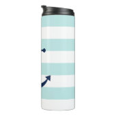 ブルーいかりオンライトブルーストライプズ タンブラー (回転右)