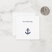 ブルーいかりサンキューノートカード ノートカード (正面/裏面インサイチュ)