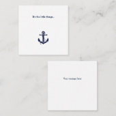 ブルーいかりサンキューノートカード ノートカード (正面/裏面)