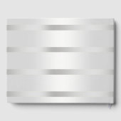 ブルーいかりシルバーホワイト海軍サークルモノグラム33 ゲストブック (裏面)