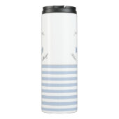 ブルーいかりストライプズ航海のレイクビーチハウス名 タンブラー (裏面)