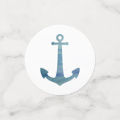 ブルーいかり絵画パーティー コンフェッティ (スモール正面)