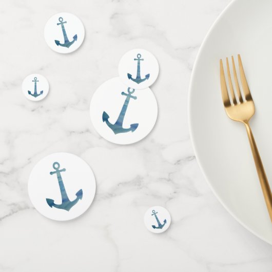 ブルーいかり絵画パーティー コンフェッティ (グループ)