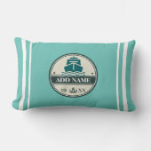 ブルーいかり航海のウェルカムヨットセーリングボート ランバークッション (正面)