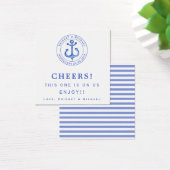 ブルーいかり航海のズ結婚ドリンクチケット (デスク)