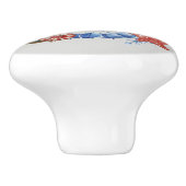 ブルーいかり&シーシェルズオンターコイズ セラミックノブ (側面)