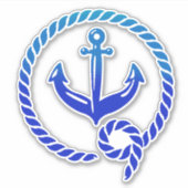 ブルーいかり シール (正面)