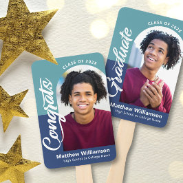 ブルーおめでとうグラード2写真アーチスクリプトはっきりしたレトロ ハンドファン