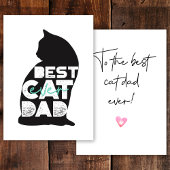 ブルーおもしろいファーザーデイキャッ最高のトパパ シーズンカード