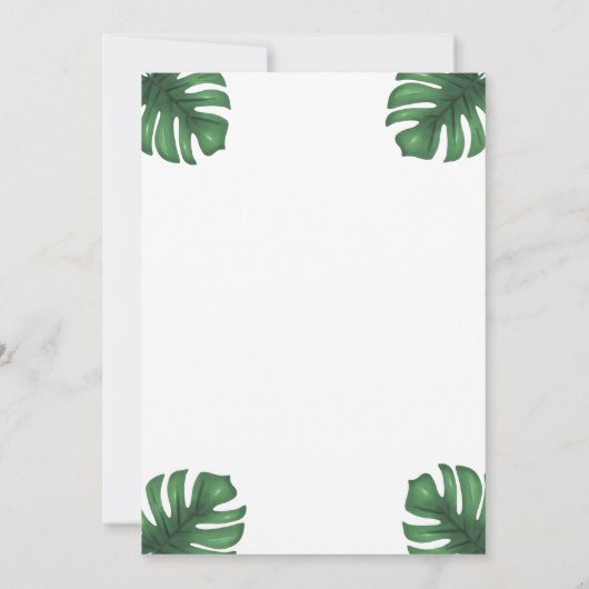 ブルーおもしろいボーイ11位12位13位14位トゥイー10代のン 招待状 (裏面)