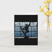 ブルーおもしろいマーメイドシーシェルブラハロウィーンの衣装 カード (黄色い花)