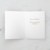 ブルーおもしろいメルルシェットランド・ シープドッグマザーズデイカード カード (内部)