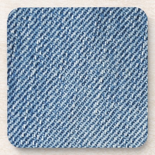ブルーお気に入りのジーンズ コースター (正面)